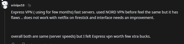 Opinions on Express VPN from Reddit