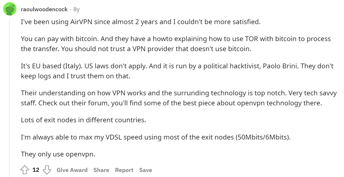 Best Torrenting VPN According to Reddit